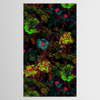 Floral Neon Garden Tablecloth Gallery Image 2