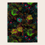 Floral Neon Garden Poster Gallery Image 4