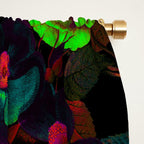 Floral Neon Garden Window Curtain Gallery Image 2