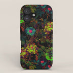 Floral Neon Garden iPhone Case Gallery Image 1