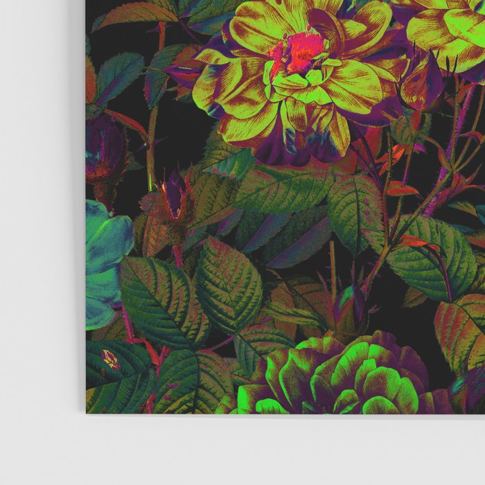 Floral Neon Garden Poster Gallery Image 3