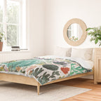 Succulent and Cacti Duvet Cover Gallery Image 2