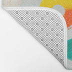 Candy Print in Blue Bath Mat Gallery Image 2