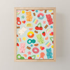 Candy Print in Blue Mini Art Print Gallery Image 1