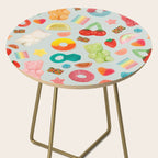 Candy Print in Blue Side Table Gallery Image 2