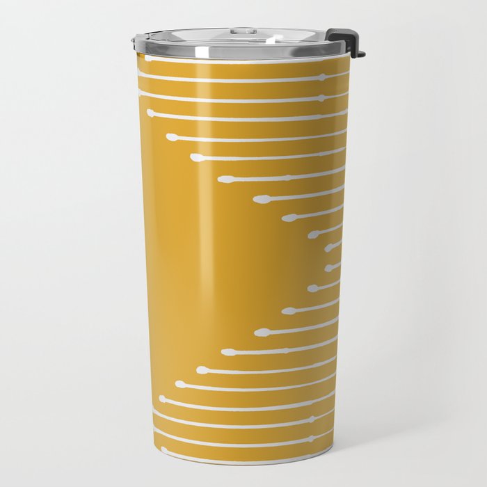 Geo (Yellow) Travel Mug Gallery Image 2