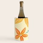 Vintage Tropical Flower Print Wine Chiller Gallery Image 2