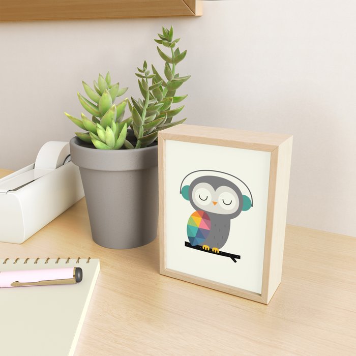Owl Time Mini Art Print Gallery Image 2