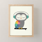 Owl Time Mini Art Print Gallery Image 1