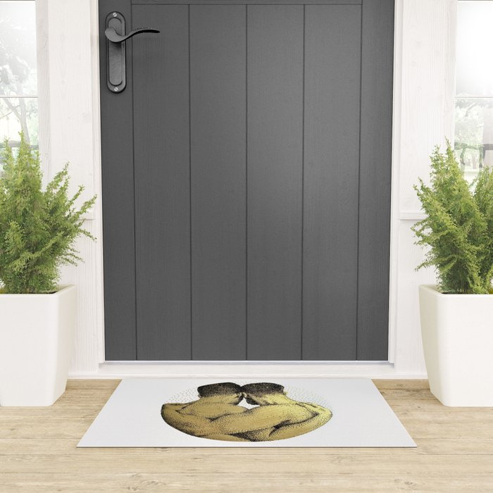 The Pair - NOODDOODs (gold doesn't print shiny) Welcome Mat Gallery Image 3