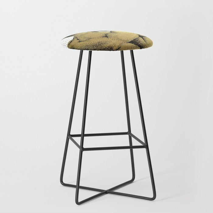 The Pair - NOODDOODs (gold doesn't print shiny) Stool Gallery Image 1