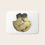 The Pair - NOODDOODs (gold doesn't print shiny) Bath Mat Gallery Image 1