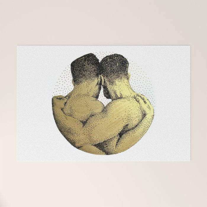The Pair - NOODDOODs (gold doesn't print shiny) Welcome Mat Gallery Image 1
