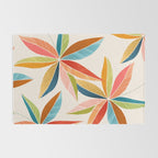 Multicolorful Leaf Design Rug Gallery Image 2