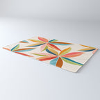 Multicolorful Leaf Design Rug Gallery Image 3