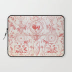 Antique 1900 Neoclassical French Chateau Toile de Jouy Laptop Sleeve Gallery Image 1