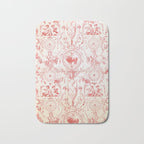 Antique 1900 Neoclassical French Chateau Toile de Jouy Bath Mat Gallery Image 1