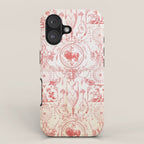 Antique 1900 Neoclassical French Chateau Toile de Jouy iPhone Case Gallery Image 1