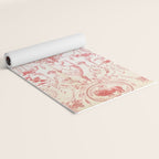 Antique 1900 Neoclassical French Chateau Toile de Jouy Yoga Mat Gallery Image 2