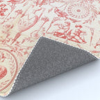 Antique 1900 Neoclassical French Chateau Toile de Jouy Rug Gallery Image 4