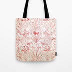 Antique 1900 Neoclassical French Chateau Toile de Jouy Tote Bag Gallery Image 1