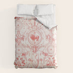 Antique 1900 Neoclassical French Chateau Toile de Jouy Comforter Gallery Image 6