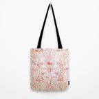 Antique 1900 Neoclassical French Chateau Toile de Jouy Tote Bag Gallery Image 2