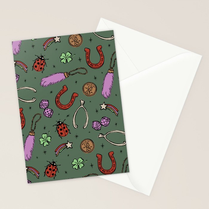 Lucky Charms Stationery Card Gallery Image 2