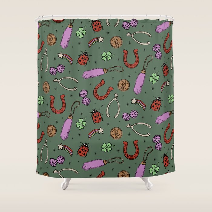 Lucky Charms Shower Curtain Gallery Image 1