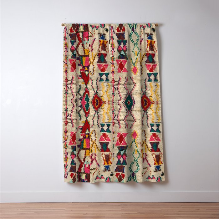 Moroccan Carpet Artwork Window Curtain Gallery Image 3