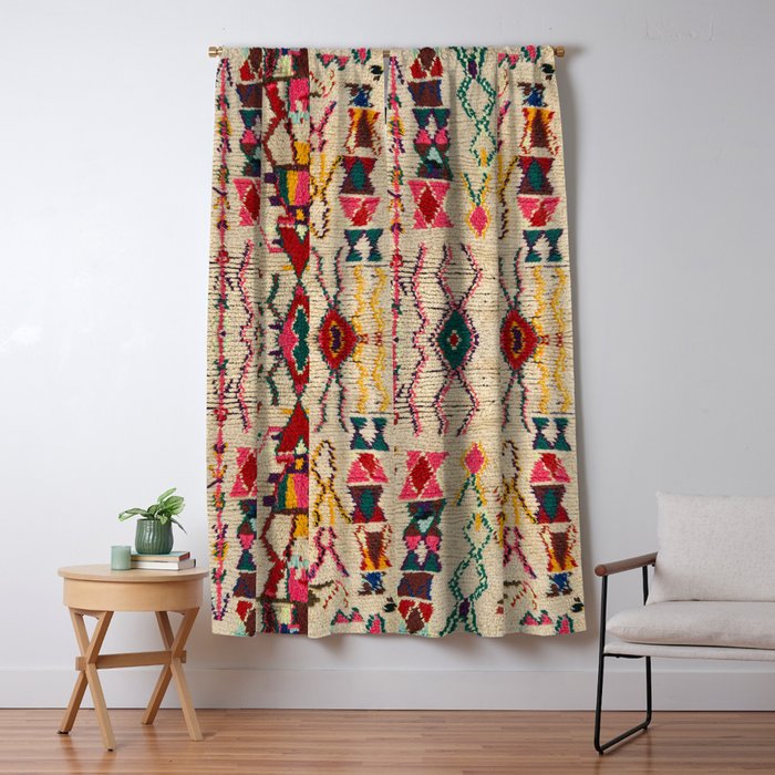Moroccan Carpet Artwork Window Curtain Gallery Image 5