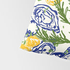 Oysters on Plate with Lemon - Coastal Checkered Pillow Sham Gallery Image 4
