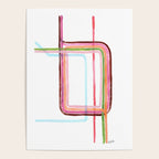 Watercolor Loop - Chicago Art Poster Gallery Image 4