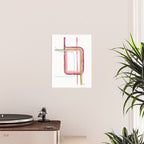 Watercolor Loop - Chicago Art Poster Gallery Image 2