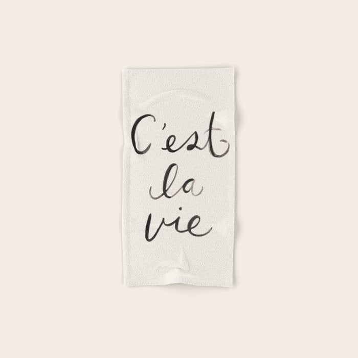C'est La Vie Bath Towel Gallery Image 1