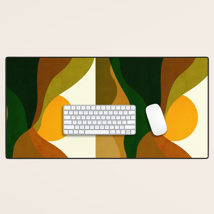 Abstraction_NEW_SUN_LANDSCAPE_SPRING_Minimalism_001B Desk Mat Gallery Image 1