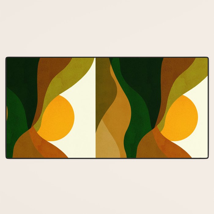 Abstraction_NEW_SUN_LANDSCAPE_SPRING_Minimalism_001B Desk Mat Gallery Image 3