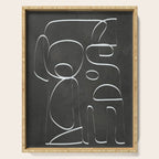Minimal Abstract Line II Serving Tray Gallery Image 1