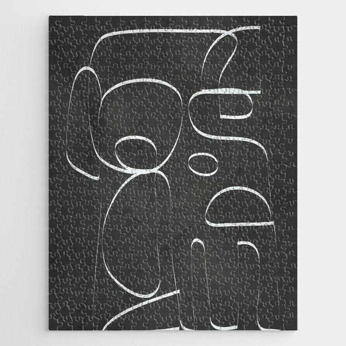 Minimal Abstract Line II Jigsaw Puzzle Gallery Image 1