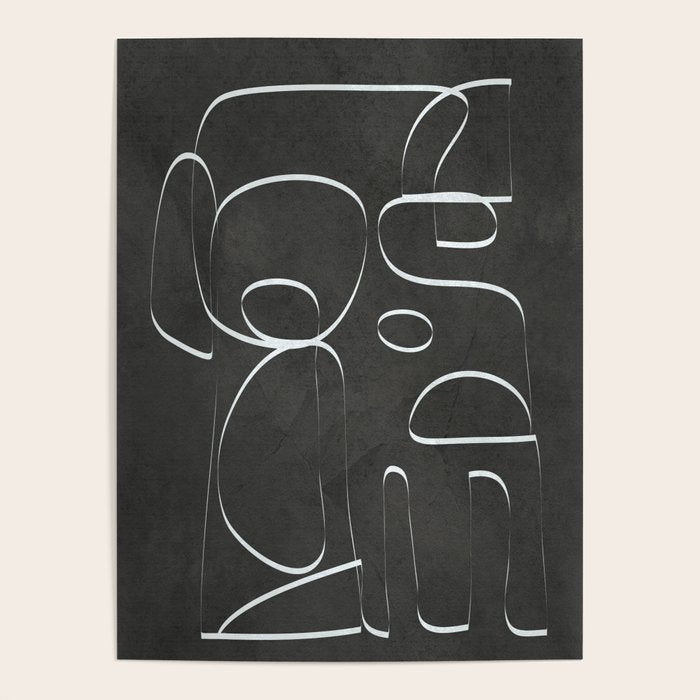 Minimal Abstract Line II Poster Gallery Image 4