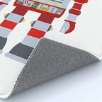 Red Robot Retro Toy Rug Gallery Image 4