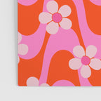 Groovy Pink Flower Power Poster Gallery Image 3