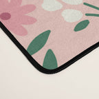 Blush Pink Ditsy Floral Pattern Desk Mat Gallery Image 4