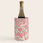 Blush Pink Ditsy Floral Pattern Wine Chiller Gallery Image 3