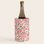 Blush Pink Ditsy Floral Pattern Wine Chiller Gallery Image 1