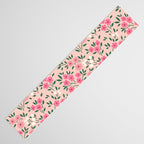 Blush Pink Ditsy Floral Pattern Table Runner Gallery Image 3