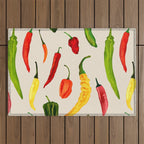 Hot Stuff Peppers Outdoor Rug Gallery Image 1