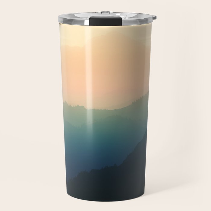 Living On The Edge - Smoky Mountain National Park Travel Mug Gallery Image 1