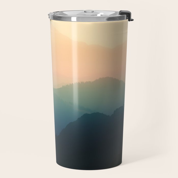 Living On The Edge - Smoky Mountain National Park Travel Mug Gallery Image 2