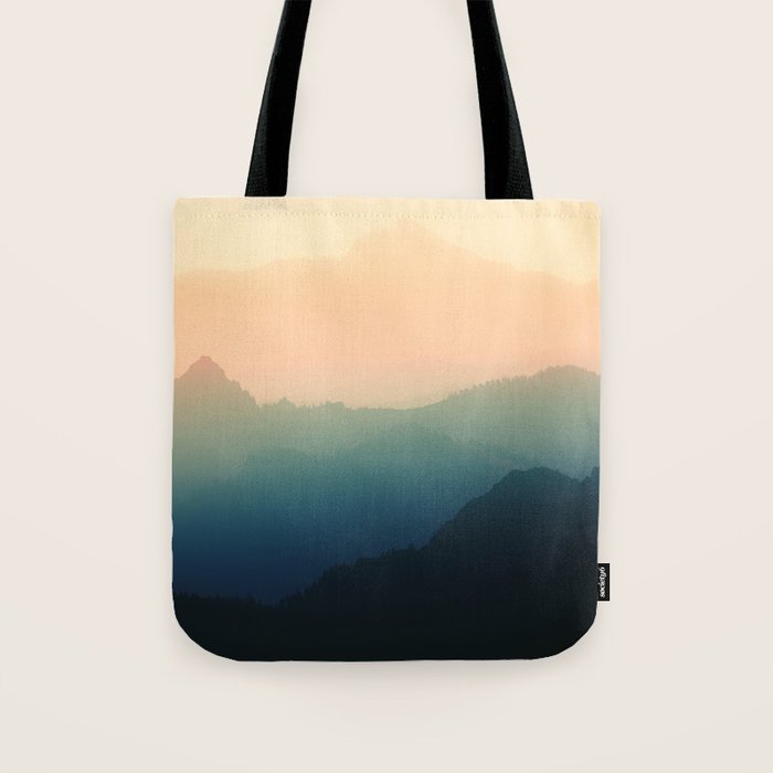 Living On The Edge - Smoky Mountain National Park Tote Bag Gallery Image 1